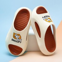 SNOOPY 史努比 中大童夏季新款百搭舒适耐磨男女童儿童拖鞋居家鞋