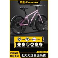 PHOENIX凤凰牌儿童山地车自行车男女孩中大童18/20/2 粉色 糖豆300- 18英寸 x 单速
