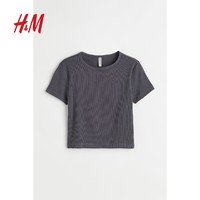 H&M 女装正肩T恤夏