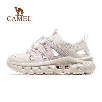 88VIP：CAMEL 骆驼 女鞋2024夏季新款网面运动洞洞外穿沙滩凉鞋女户外厚底休闲鞋