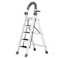 艾瑞科 家用折疊梯 碳鋼白色六步梯