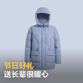 波司登（BOSIDENG）新年色冬季羽绒服2023女款连帽保暖休闲时尚外套B30145122B 森林腰果蓝5643 170/96B