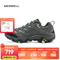 MERRELL 邁樂 男女款戶外越野徒步鞋MOAB GTX防水透氣防滑抓地耐磨登山鞋