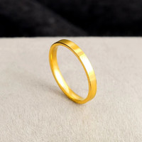 2.5mm古法傳承素圈戒指男女小眾時尚個性鈦鋼指環
