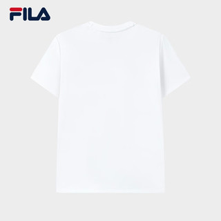 FILA斐乐女子短袖T恤 夏季基础简约时尚休闲短袖衫 标准白-WT 160/80A/S