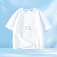 哆啦A梦 速干运动短袖T恤男女童夏季薄款衣服儿童装夏装
