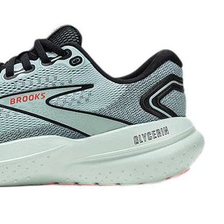 BROOKS 布鲁克斯 Glycerin 甘油21 女子跑鞋 1104191D420 云雾蓝/黑色/粉色 45.5