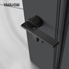 YAGU 亚固 7266-258P 简约机械锁 灰黑色 50-70mm 带钥匙