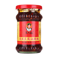 老干妈 肉丝豆豉油辣椒酱210g瓶装风味辣子鸡下饭香辣菜酱贵州特产