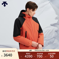 DESCENTE迪桑特SKI STYLE系列运动休闲男子棉服 OR-ORANGE XL (180/100A)