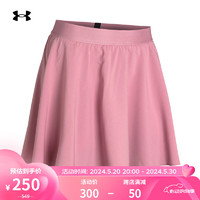 安德玛（UNDERARMOUR）女子训练运动裤裙1383582 粉红色697 S