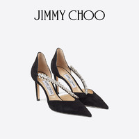 JIMMY CHOO [限时折扣]JIMMY CHOO/BEE 85 女士水晶饰带细跟高跟鞋单鞋JC