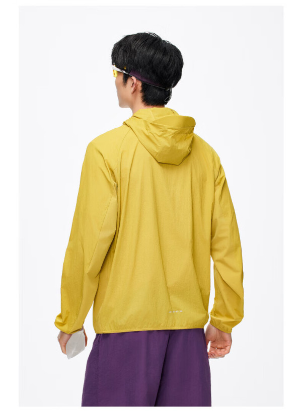 anta安踏轻壳防晒衣大地之壳户外男子防泼水抗紫外线梭织运动连帽外套