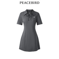 PEACEBIRD 太平鸟 女装2023夏季新款系带设计感连衣裙A3FAD2F02