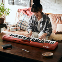CASIO 卡西欧 电子琴 CTS200 三色 时尚便携潮玩儿童成人娱乐学习电子琴61键电子琴