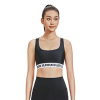 Under Armour 安德玛 春夏DFO 女子交叉式训练运动内衣-中强度 1376437-001 黑色 M