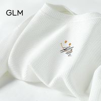 百亿补贴：GLM 森马集团GLM华夫格t恤男短袖夏季重磅ins潮牌体恤宽松男友风半袖