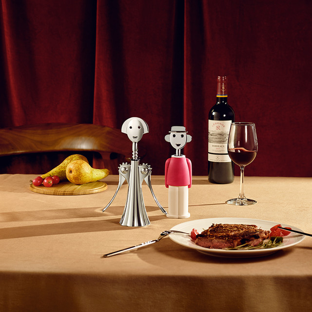 ALESSI 红酒开瓶器礼盒创意定制高端结婚乔迁