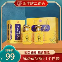 YONGFENG 永丰牌 北京二锅头 清香型白酒  500mL*2瓶