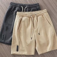 NIKE 耐克 重磅短裤男款夏季潮牌时尚休闲运动沙滩男士直筒裤2024港风新款 黑色 XL