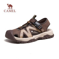 CAMEL 駱駝 男鞋沙灘鞋2024夏季新款防滑戶外包頭休閑徒步登山運動涼鞋男