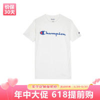 Champion 圆领短袖T恤T8533G-Y07718-045 白色