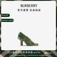 博柏利（BURBERRY）【限时私享优惠】女鞋 格纹羊毛 Sweep 高跟鞋80803921