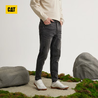 CAT 卡特彼勒 卡特2022秋季新款男士合体收脚时尚舒适休闲牛仔裤子商场同款