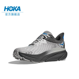 HOKA ONE ONE男女款夏季挑战者7全地形款跑鞋CHALLENGER 7轻盈透气缓震 太空灰/霍伽蓝-男 46.5