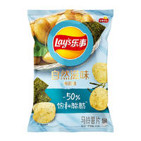 88VIP：Lay's 乐事 自然滋味薯片海苔味65g×1包零食小吃食品夜宵膨化