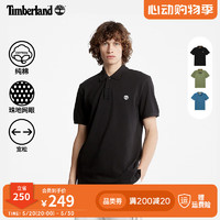 Timberland 男士纯棉户外POLO衫短袖T恤 A24H2001