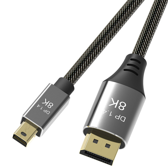 KELEDUO 科乐多 minidp转dp 连接线8k显示器dp1.4雷电转hdmi笔记本4k转接头双向电视投影仪适用苹果微软电脑dp线typec