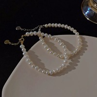 88VIP：珍·尚银 珍尚银纯银珍珠手链女轻奢小众精致情人节礼物送女友