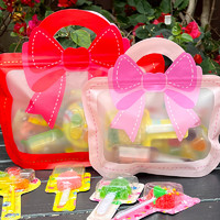 金稻谷儿童糖果手提礼包零食软糖棒棒糖告白 蝴蝶结款（小号） 1袋