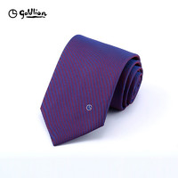 goldlion 金利来 男士渐变色肌理面料细腻质感色织领带 紫蓝-76K5 000