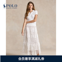 Polo Ralph Lauren 拉夫劳伦 女装 24年夏蕾丝迷笛半身裙RL25531 100-白色 0