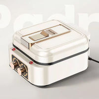 烹泰 加深電餅鐺家用煎餅鍋雙面加熱煎烤機自動斷電煎烙烤餅涮烤一體鍋