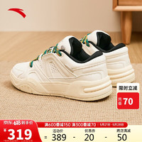 ANTA 安踏 骜杰板鞋男鞋革面低帮厚底休闲鞋情侣商场同款112348070
