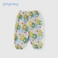JELLYBABY 杰里貝比 兒童燈籠褲女夏季3歲5寶寶夏裝小童嬰兒褲子女童防蚊褲夏