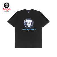 Aape 旗舰店男装猿颜电竞图案印花宽松版短袖T恤1003XXJ