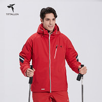 TITTALLON 體拓 男式專業雙板滑雪服夾棉保暖戶外滑雪上衣