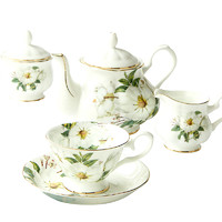 品来运 欧式茶具咖啡杯碟套装骨瓷咖啡具英式下午茶茶具陶瓷红茶杯小奢华