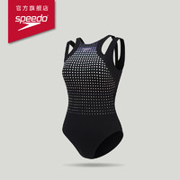 Speedo/速比涛 电气矩阵黑标5.0女子露背连体泳衣 2024