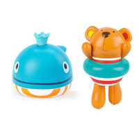 Hape 泡泡鲸发条泰迪套1岁+儿童宝宝男女孩漂浮洗澡戏水益智力玩具