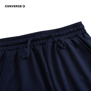 Converse 匡威儿童童装男童短裤2024夏季中大童休闲宽松五分裤 藏青蓝 160/66