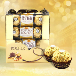 FERRERO ROCHER 費列羅 國內超市版費列羅 意大利巧克力T48粒禮盒婚慶夾心喜糖