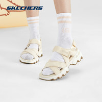 SKECHERS 斯凯奇 官方outlets 夏季女子时尚轻便耐磨魔术贴休闲凉鞋