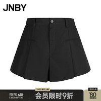 JNBY24夏短裤休闲宽松阔腿5O5E12940 001/本黑 XL
