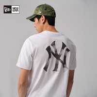 NEW ERA 纽亦华 MLB系列夏季新款NY短袖T恤简约潮流上衣休闲百搭