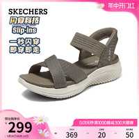 88VIP：SKECHERS 斯凯奇 slip ins系列夏季新款女鞋时尚舒适凉鞋